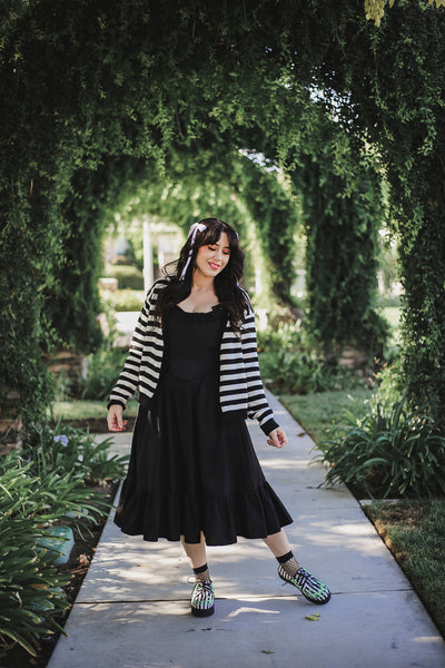 Adult Pugsley Stripe Unisex Cardigan