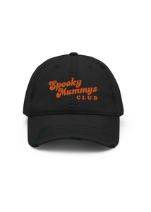 Spooky Mummys Club Distressed Dad Hat