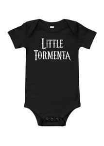 Baby Little Tormenta Bodysuit in Black
