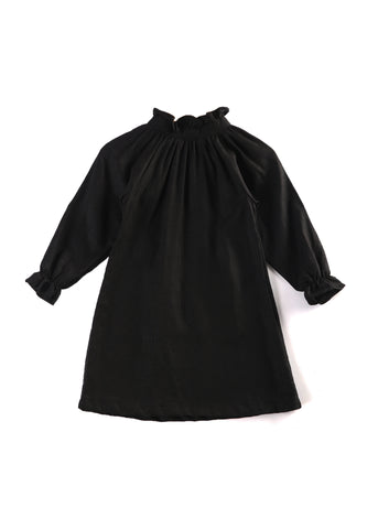 Infant/Toddler Victorian Baby Dress in Black