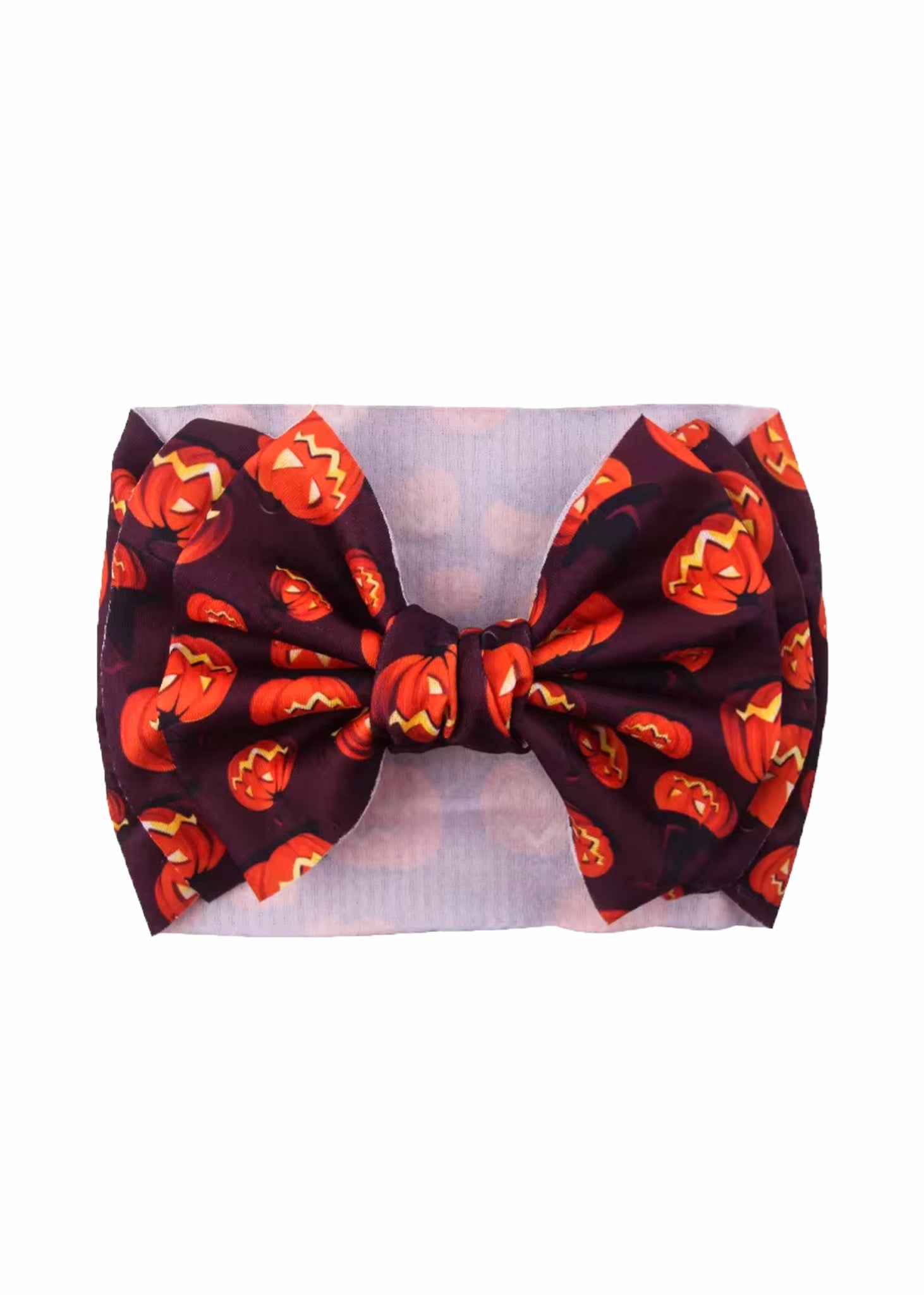 Baby/Toddler Bow Headband in Pumpkin Wine Print