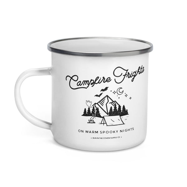 Campfire Frights Enamel Mug