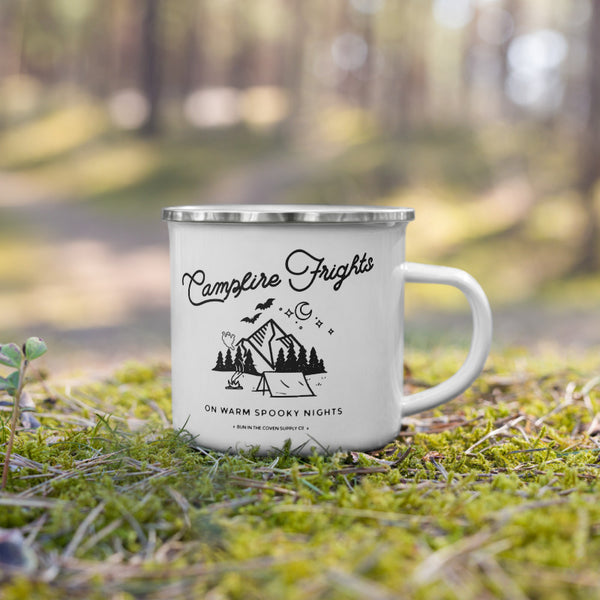Campfire Frights Enamel Mug