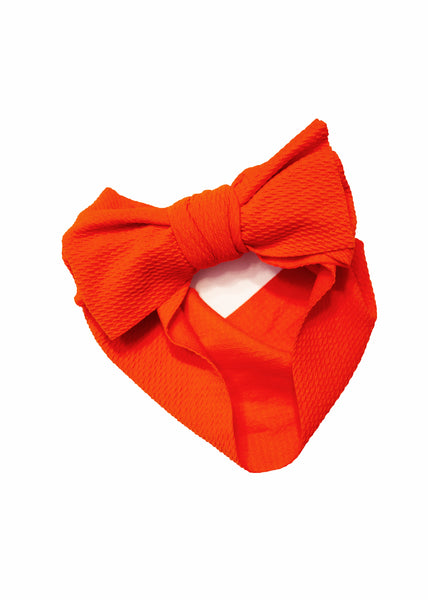 Baby/Toddler Bow Headband in Bright Orange