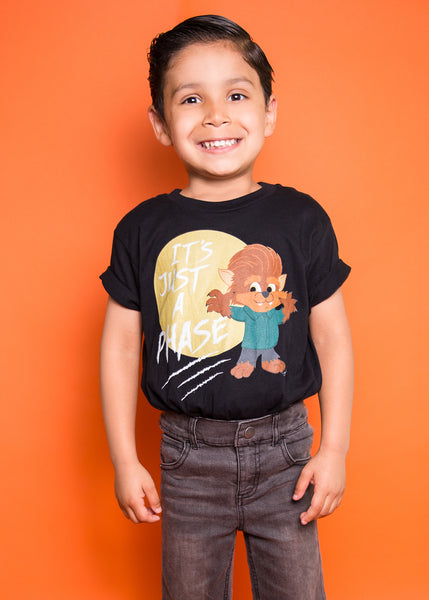 Toddler Just a Phase Wolfie T-Shirt