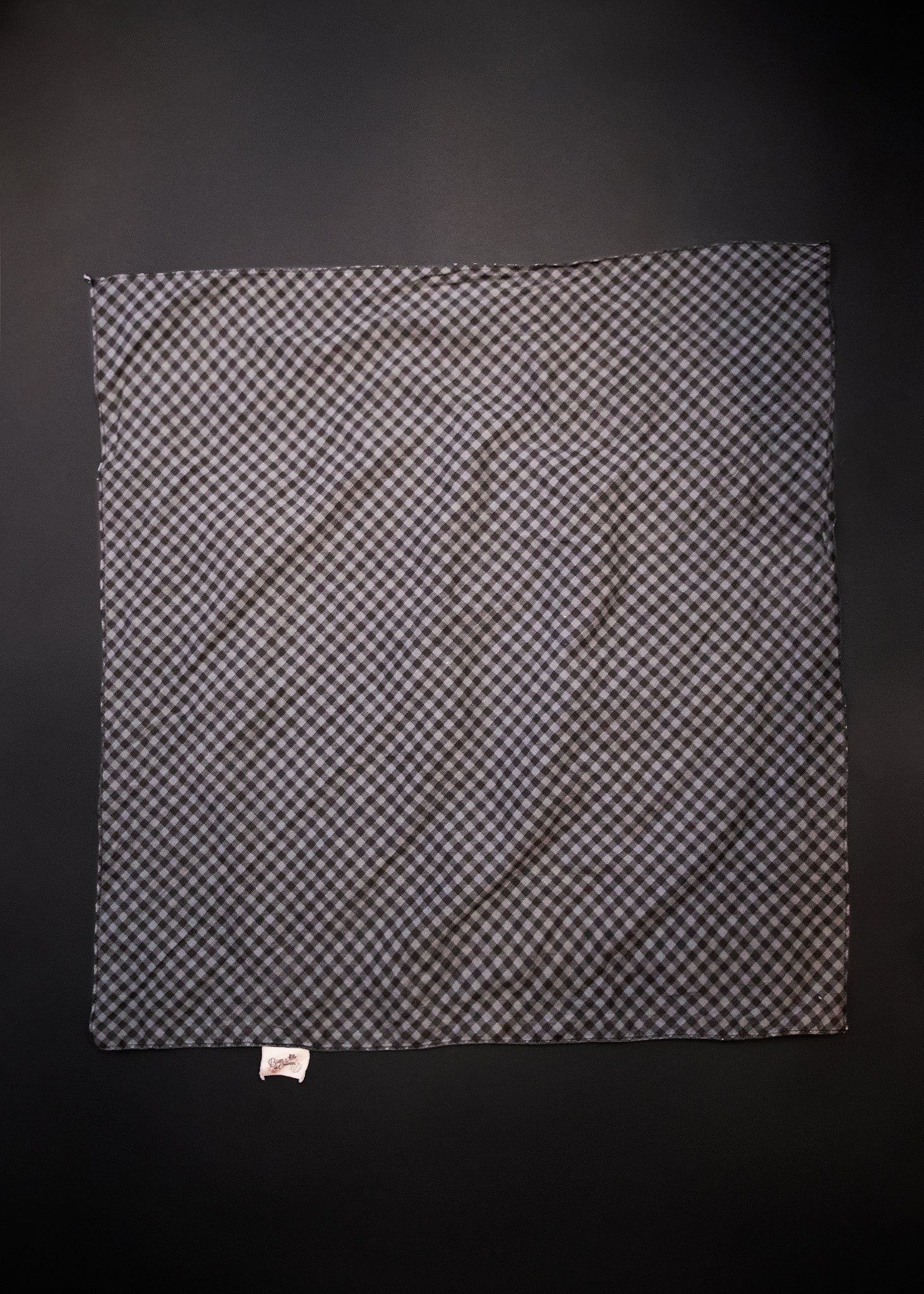 FINAL SALE - Bandana in Haunting Gray Check