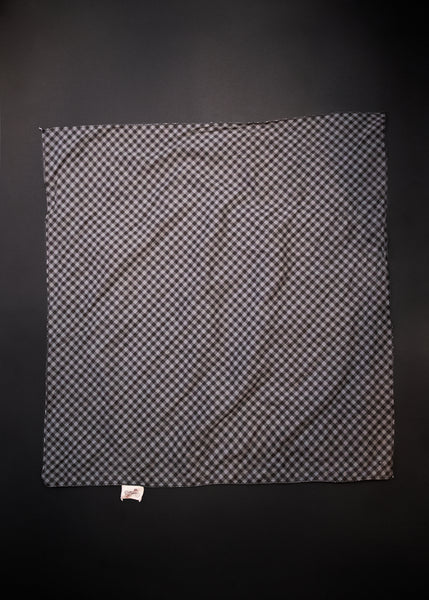 FINAL SALE - Bandana in Haunting Gray Check