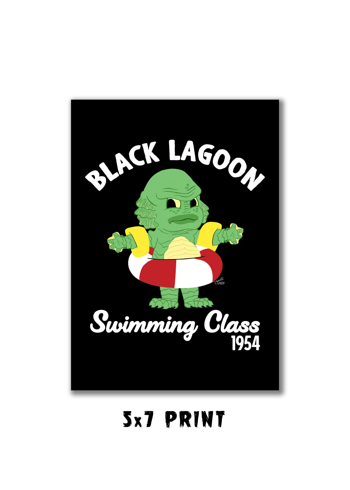 Art Print - Gillbert "Swimming Class"