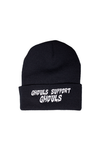 Ghouls Support Ghouls Embroidered Knit Beanie