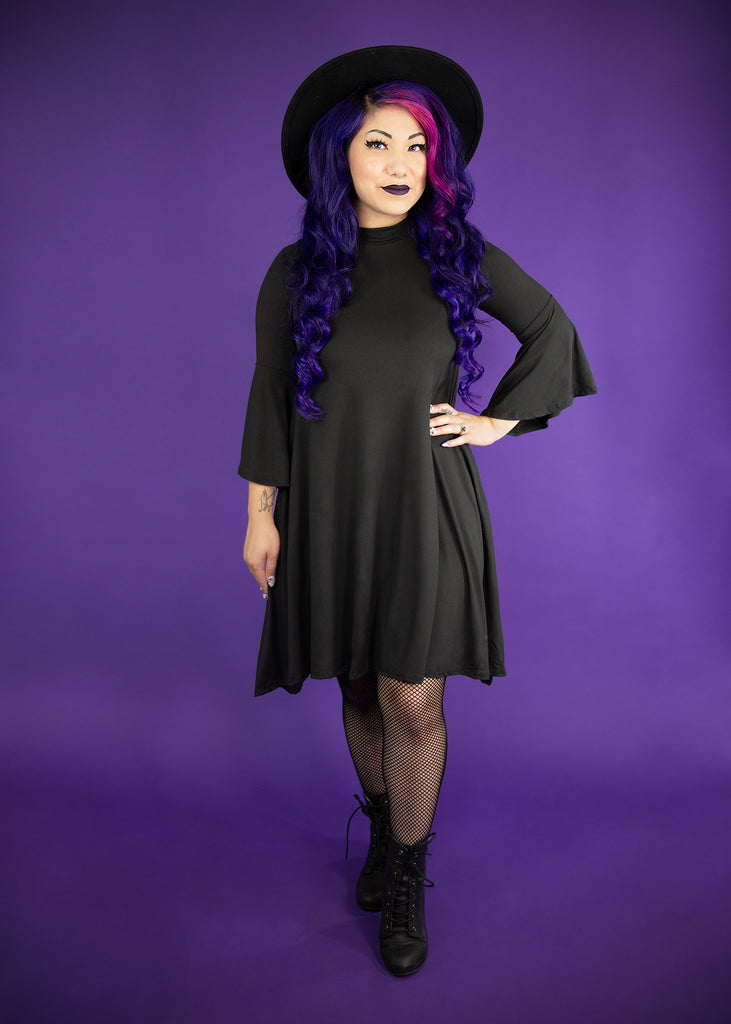 Bell Witch Dress | Goth Black Alternative Dresses Bun In The Coven Bell Witch Dress | Goth Black Alternative Dresses Bun In The Coven