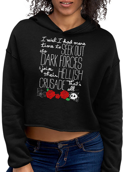 Modern Woman Ladies Crop Hoodie