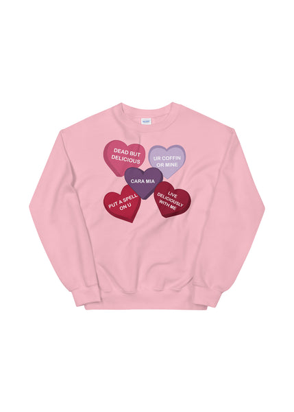 Spooky Conversation Hearts Unisex Sweatshirt