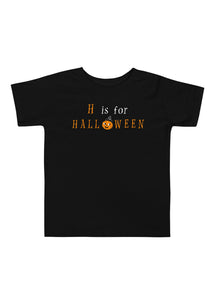Toddler "H is for Halloween" ABCs T-Shirt