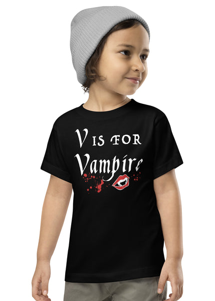 Toddler "V is for Vampire" ABCs T-Shirt