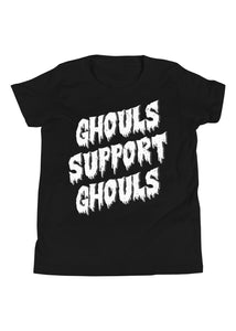 Youth Ghouls Support Ghouls T-Shirt in Black